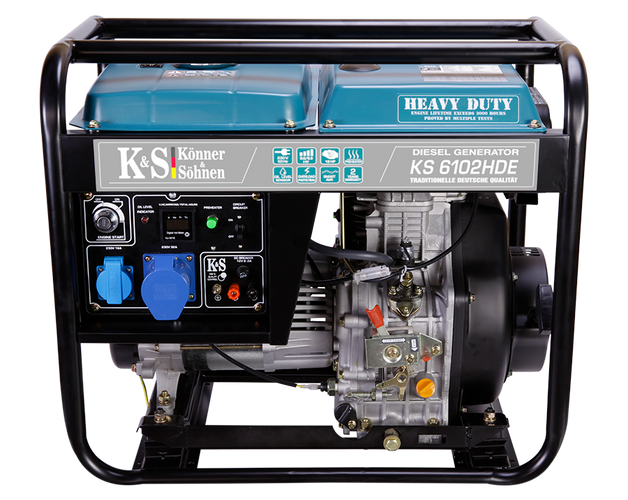 Дизельний генератор KS 6102HDE (Euro II)