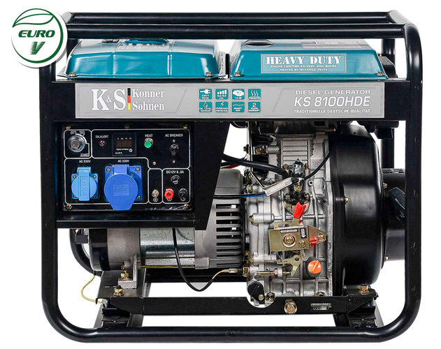 Дизельний генератор KS 8100HDE (Euro V)