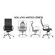 Кресло офисное Special4You Solano artleather black (E0949)