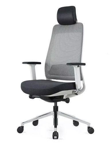 Крісло KRESLALUX FILO-A1 WHITE (Grey + Black) ергономічне