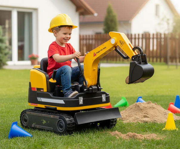 Аккумуляторный экскаватор HECHT 52107 YELLOW