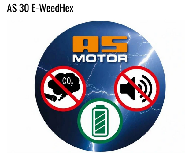 Коммунальная подметальная машина-щетка AS 30 E-WeedHex