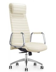 Кресло F9186 WE для руководителя, белое