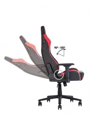 Кресло HEXTER PRO R4D TILT MB70 ECO/02 BLACK/RED геймерское