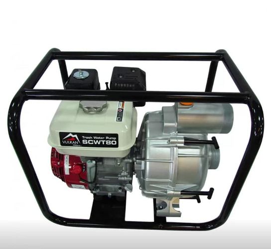 Мотопомпа бензиновая Vulkan SCWT80H для грязной воды с двигателем Honda GX 200