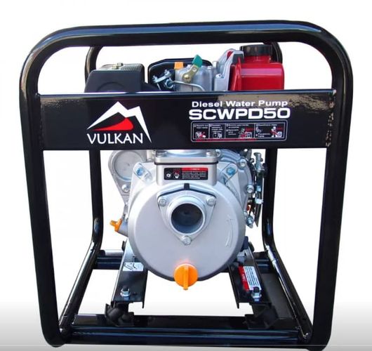 Мотопомпа дизельная Vulkan SCWPD50 для чистой воды