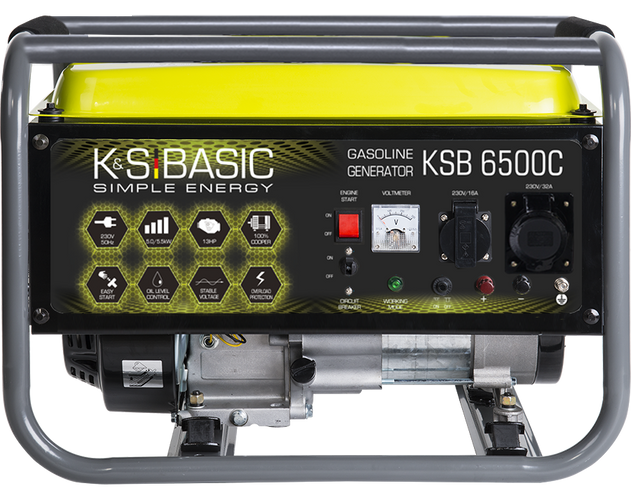 Бензиновый генератор KSB 6500C