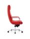Кресло F133 RL для руководителя, кожаное, красное