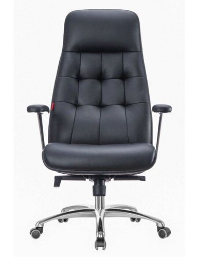 Кресло F1617 BL для руководителя, кожаное