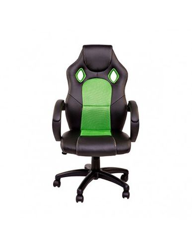 Кресло GOODWIN DAYTONA BLACK/GREEN, геймерское