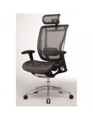 Кресло Expert Spring (HSPM-01) для руководителя, эргономичное, цвет черный