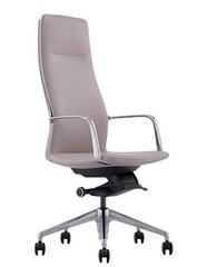Кресло руководителя FK004-A13, кожаное, в стиле минимализм