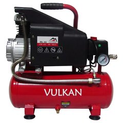 Поршневой воздушный компрессор VULKAN IBL8K 1.1 кВт 8 л масляный