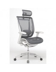 Крісло Expert Spring (HSPM01-G) для керівника, ергономічне, колір сірий.