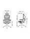 Кресло Expert Spring (HSPM01-G) для руководителя, эргономичное, цвет серый.