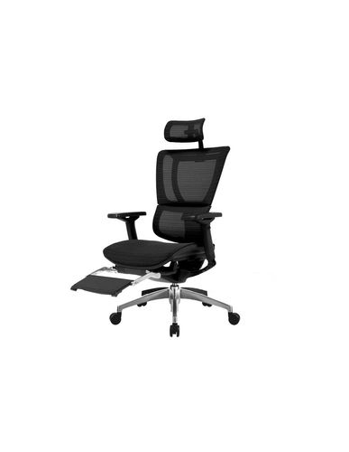Крісло комп'ютерне MIRUS-IOO ергономічне, чорного кольору