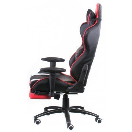Кресло Special4You ExtremeRace black/red с подставкой для ног (E4947)